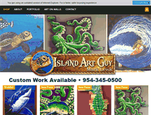 Tablet Screenshot of islandartguy.com